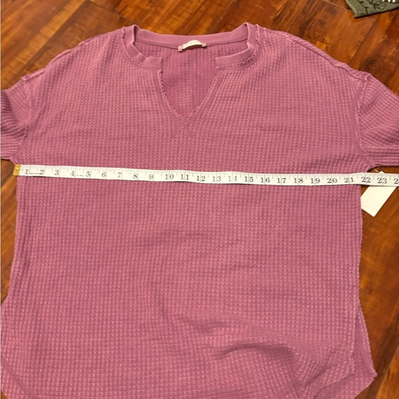Altar’d state purple thermal long sleeve everyday causal t-shirt size small NWT - Picture 10 of 14